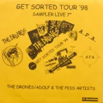 Drones/Adolf & The Piss Artists - Get Sorted Tour '98 Sampler